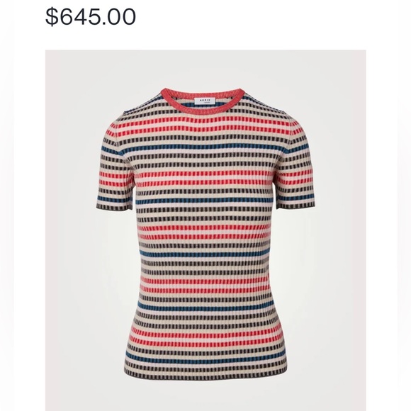 AKRIS PUNTO Wool Short-Sleeve Sweater - Picture 2 of 15